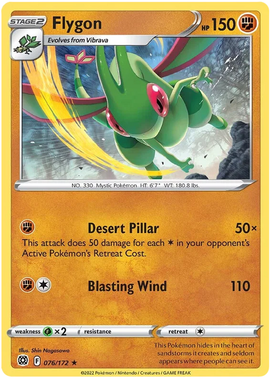 Flygon (076/172) - Brilliant Stars