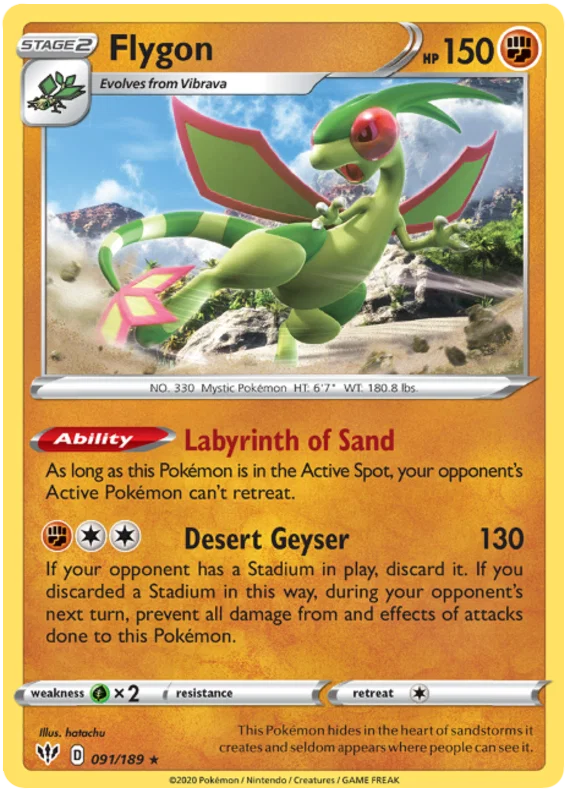 Flygon (091/189) - Darkness Ablaze