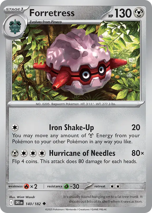 Forretress (140/182) - Destined Rivals