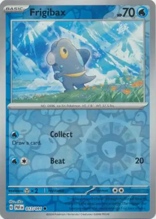 Frigibax Reverse Holo (017/091) - Paldean Fates