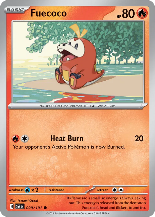 Fuecoco (029/191) - Surging Sparks