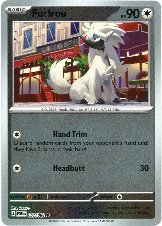 Furfrou Reverse Holo (067/088) - Perfect Order