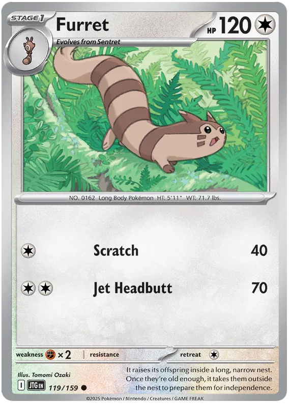 Furret (119/159) - Journey Together