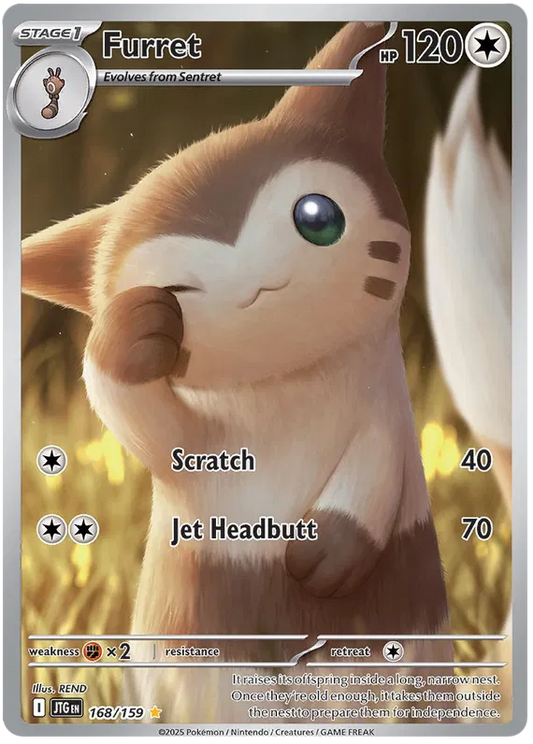 Furret (168/159) Illustration Rare - Journey Together