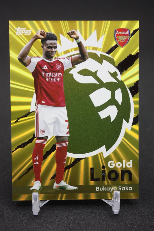 2025/26 Bukayo Saka Arsenal Gold Lions #GL1