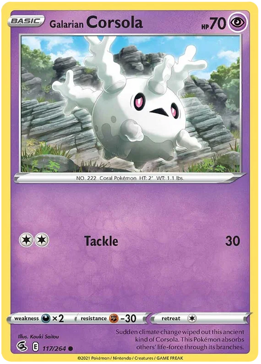 Galarian Corsola (117/264) - Fusion Strike