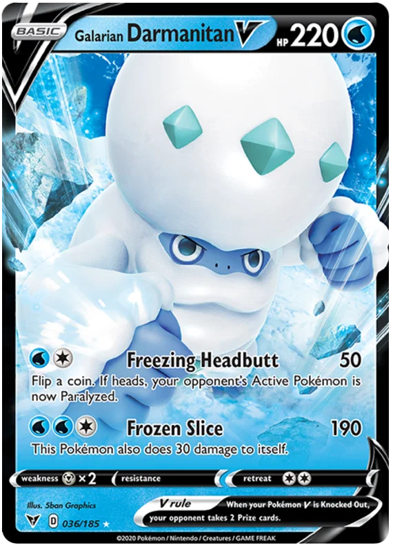 Galarian Darmanitan V (036/185) - Vivid Voltage