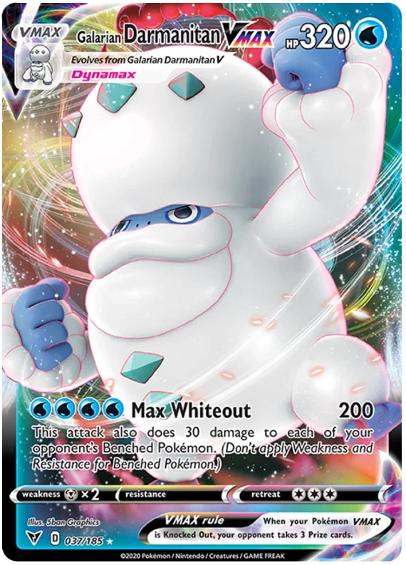 Galarian Darmanitan VMAX (037/185) - Vivid Voltage