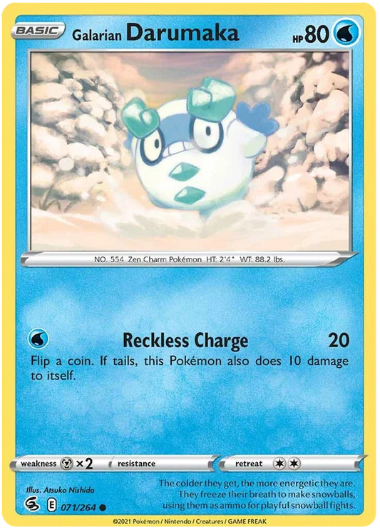 Galarian Darumaka (071/264) - Fusion Strike