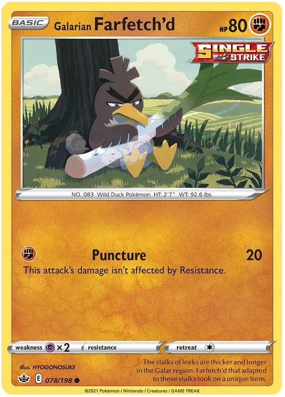 Galarian Farfetch'd (078/198) - Chilling Reign