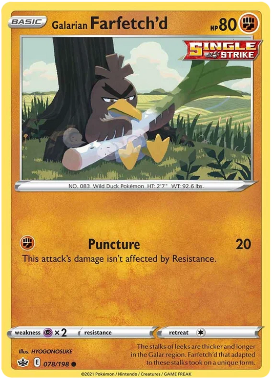 Galarian Farfetch'd (078/198) - Chilling Reign
