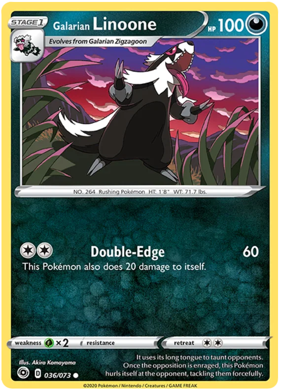 Galarian Linoone (036/073) - Champion's Path