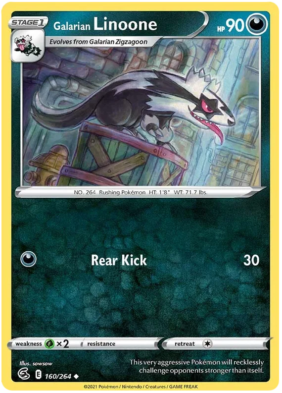 Galarian Linoone (160/264) - Fusion Strike