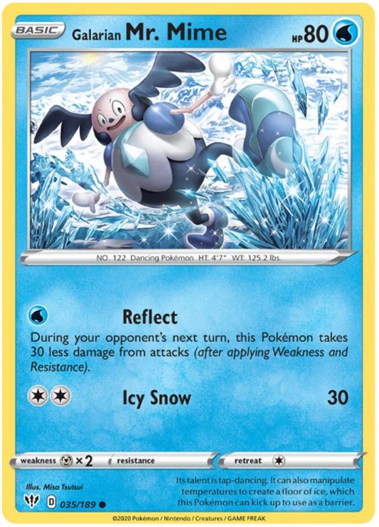 Galarian Mr. Mime (035/189) - Darkness Ablaze