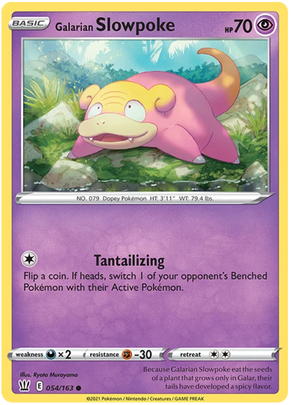 Galarian Slowpoke (054/163) - Battle Styles