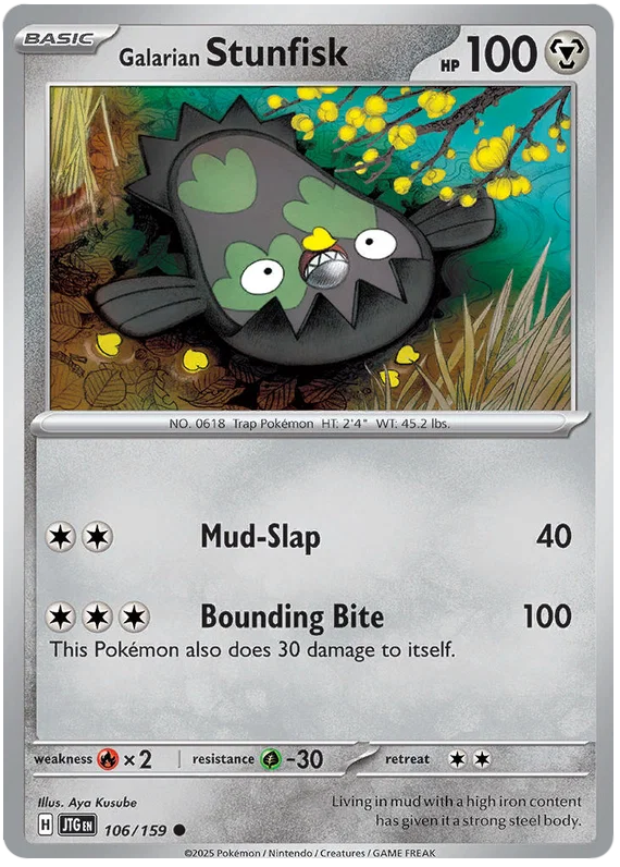 Galarian Stunfisk (106/159) - Journey Together