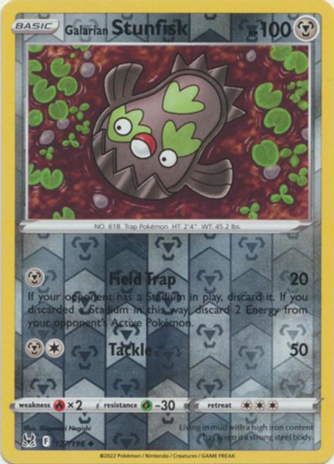 Galarian Stunfisk Reverse Holo (127/196) - Lost Origin