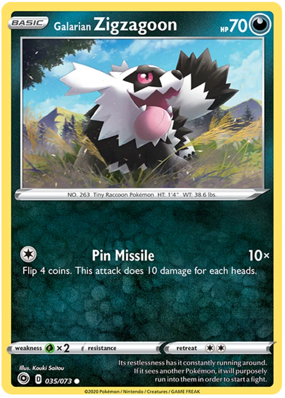 Galarian Zigzagoon (035/073) - Champion's Path