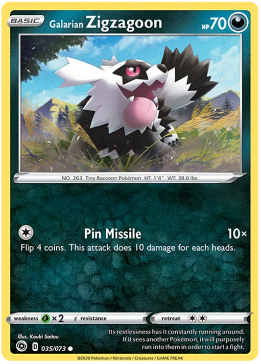 Galarian Zigzagoon (035/073) - Champion's Path