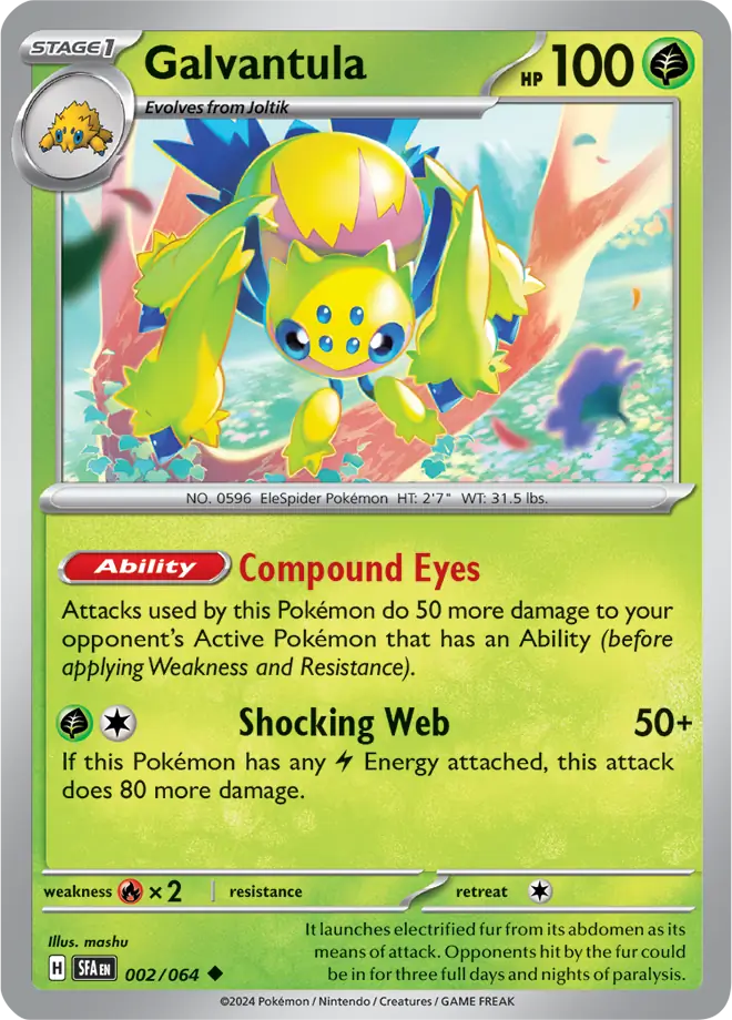 Galvantula (002/064) - Shrouded Fable