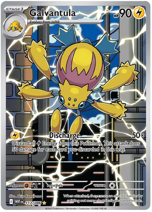 Galvantula (117/086) Illustration Rare - White Flare