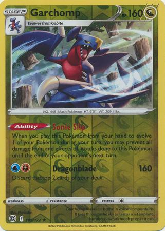 Garchomp Reverse Holo (109/172) - Brilliant Stars