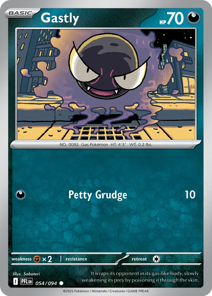 Gastly (054/094) - Phantasmal Flames