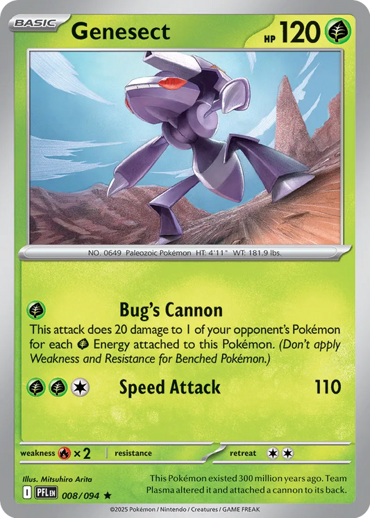 Genesect Holo (008/094) - Phantasmal Flames