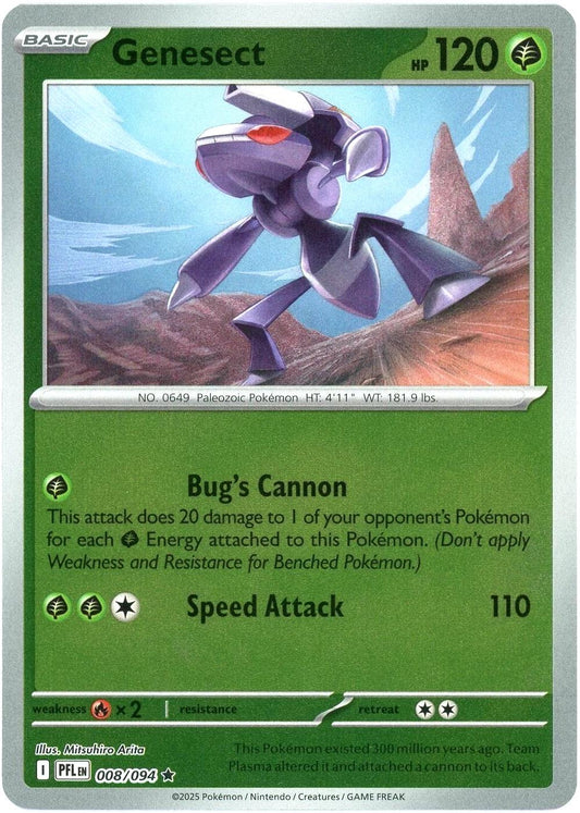 Genesect Reverse Holo (008/094) - Phantasmal Flames