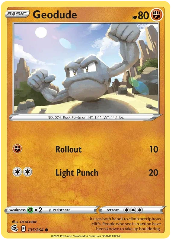 Geodude (135/264) - Fusion Strike