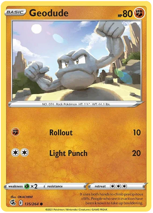 Geodude (135/264) - Fusion Strike