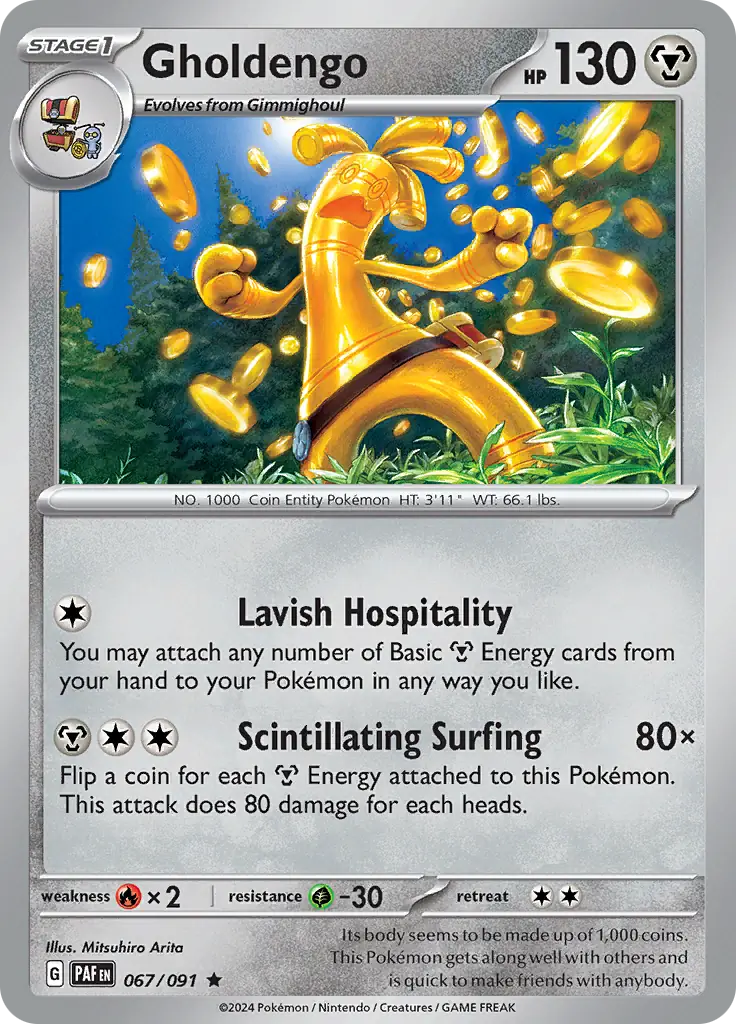 Gholdengo Holo (067/091) - Paldean Fates