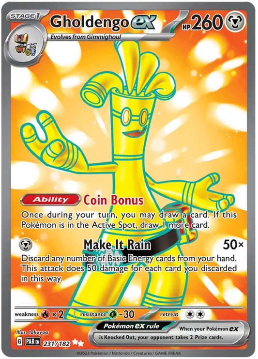 Gholdengo ex (231/167) Ultra Rare - Paradox Rift