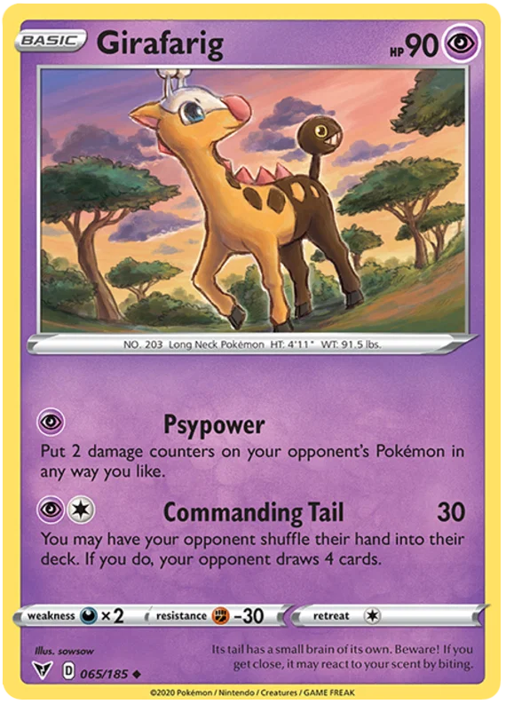 Girafarig (065/185) - Vivid Voltage