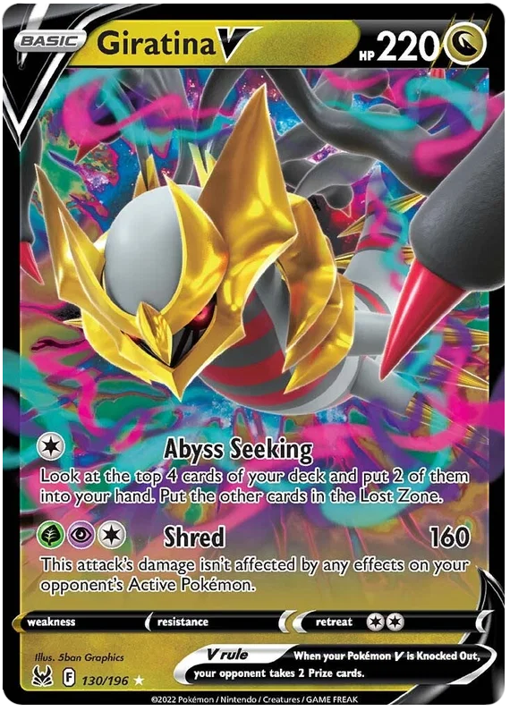 Giratina V (130/196) - Lost Origin