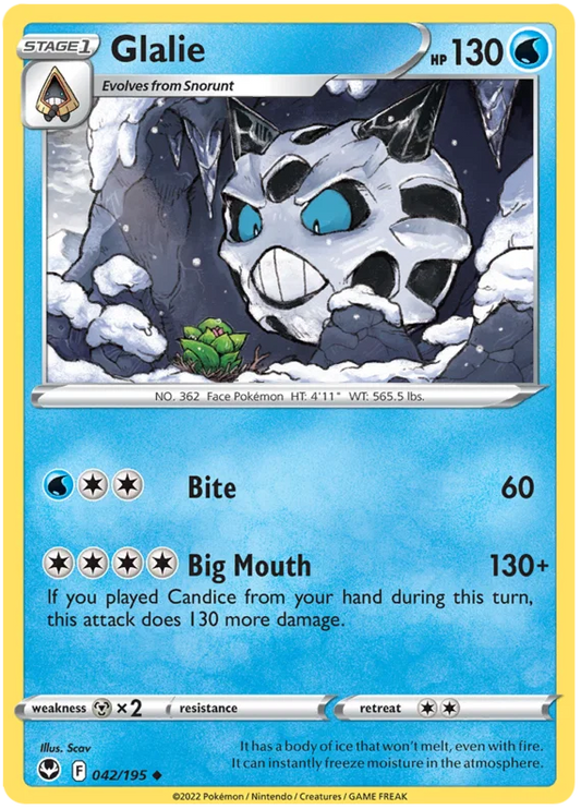 Glalie (042/195) - Silver Tempest