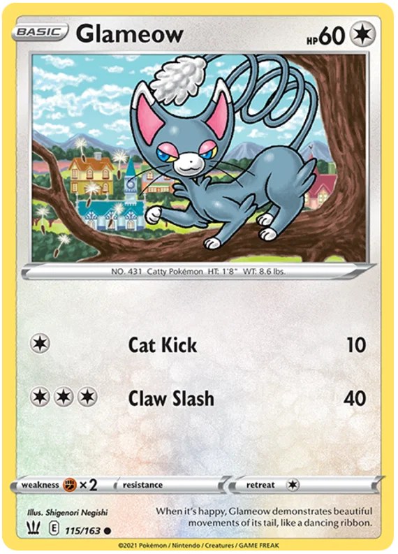 Glameow (115/163) - Battle Styles