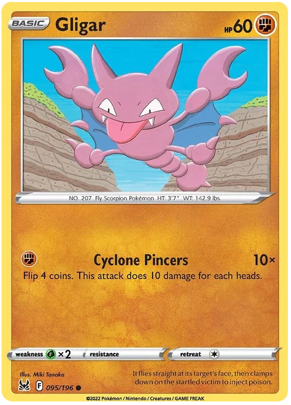 Gligar (095/196) - Lost Origin