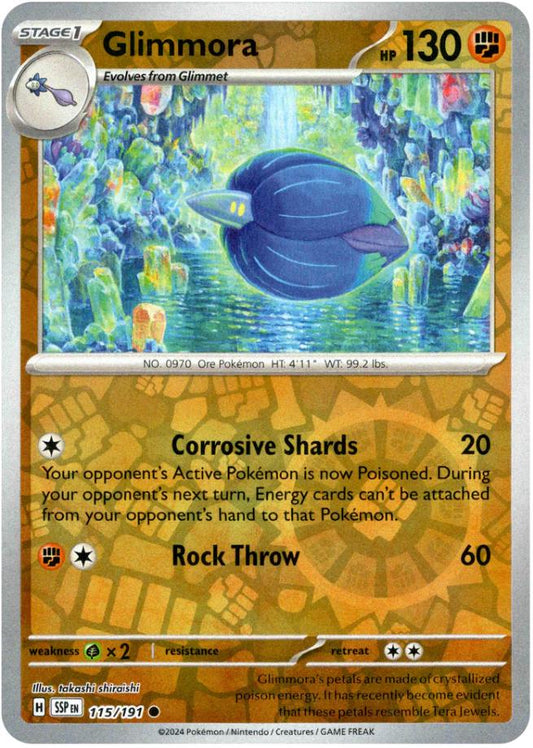 Glimmora Reverse Holo (115/191) - Surging Sparks