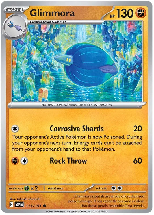 Glimmora [Reverse Holo] (115/191) - Surging Sparks