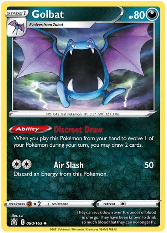 Golbat [Reverse Holo] (090/163) - Battle Styles