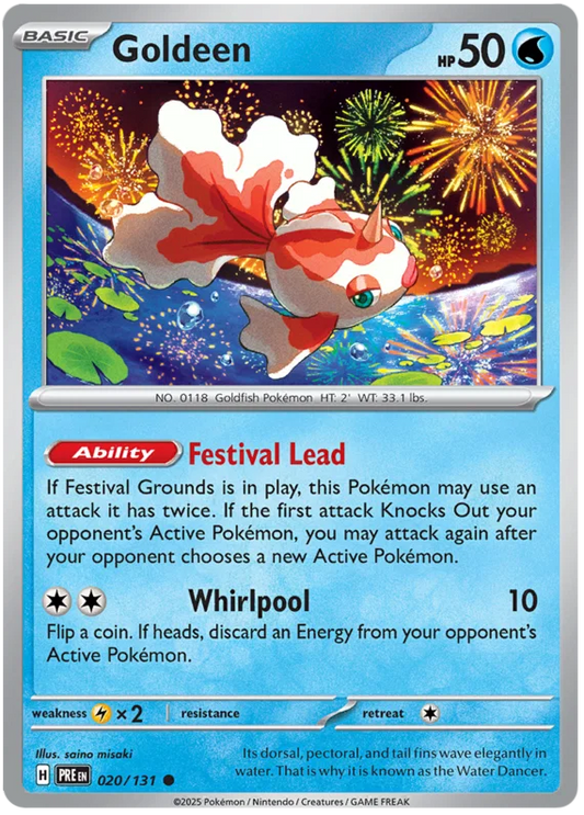 Goldeen (020/131) - Prismatic Evolutions