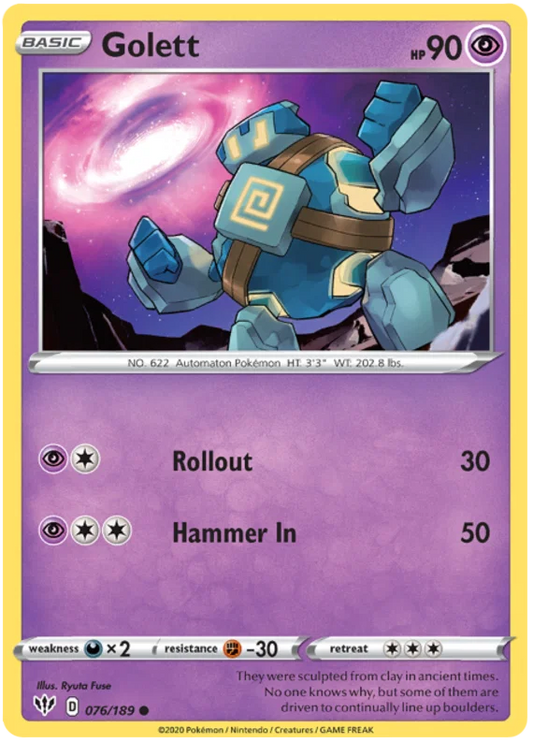 Golett (076/189) - Darkness Ablaze