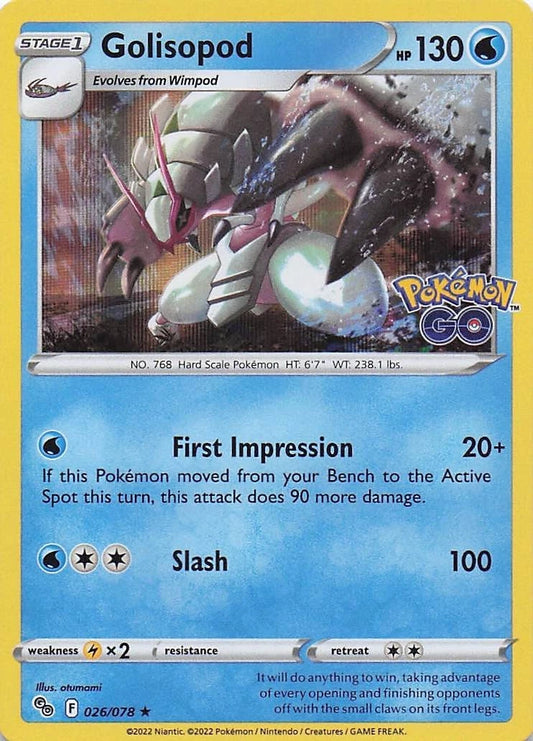 Golisopod Holo (026/078) - Pokémon Go