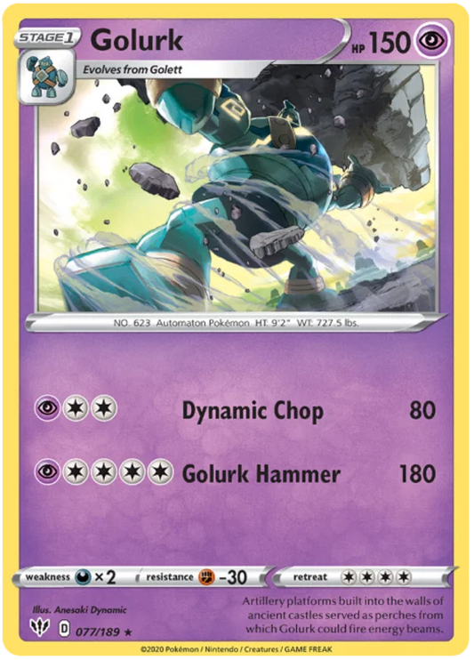 Golurk (077/189) - Darkness Ablaze