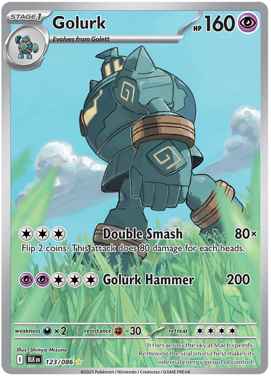 Golurk (123/086) Illustration Rare - Black Bolt