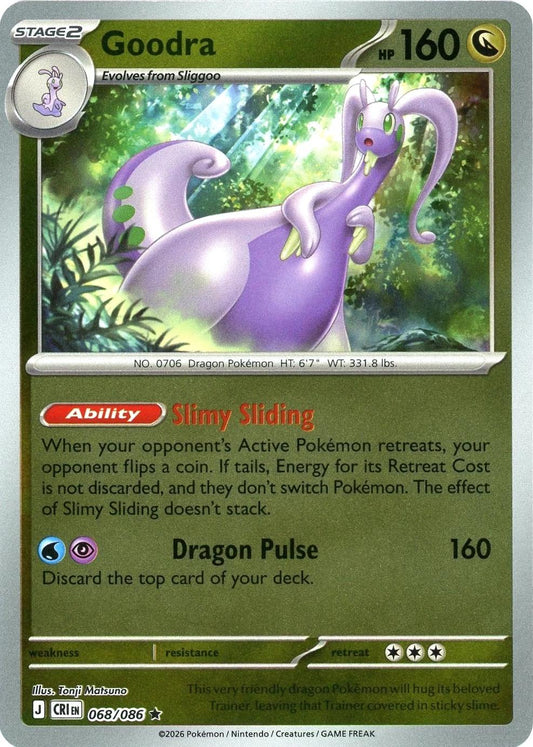 Goodra Reverse Holo (068/086) - Chaos Rising