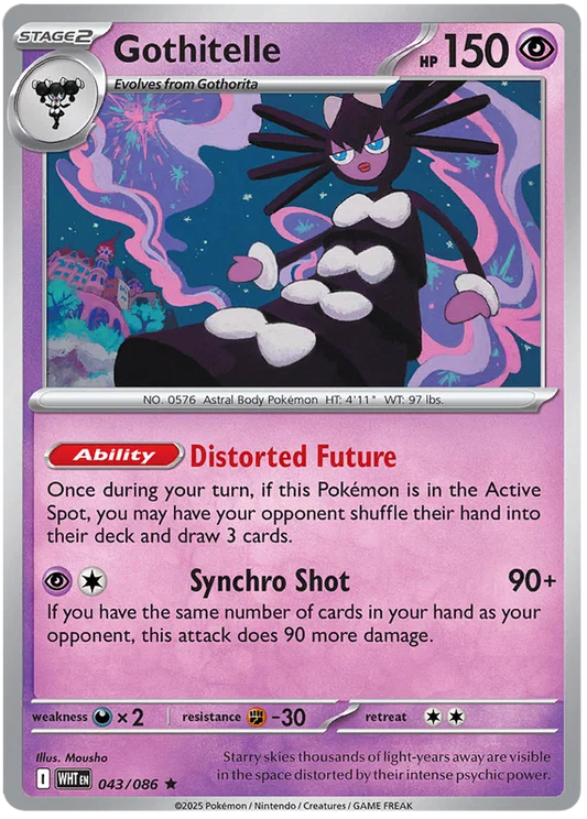 Gothitelle Holo (043/086) - White Flare