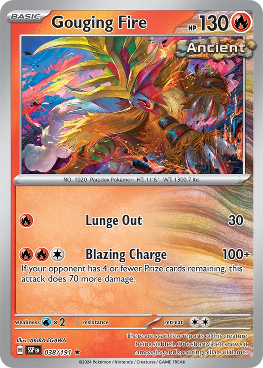 Gouging Fire Holo (038/191) - Surging Sparks