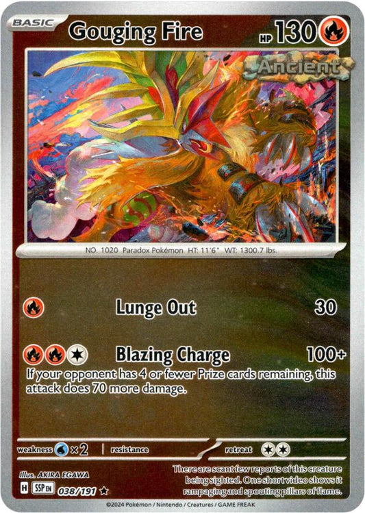 Gouging Fire Reverse Holo (038/191) - Surging Sparks
